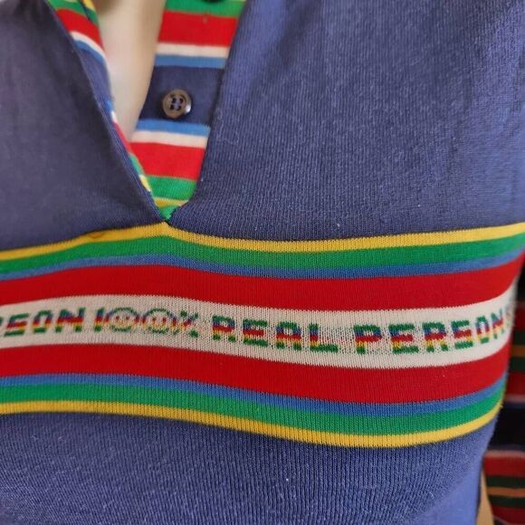 100% real person JCPenney kids medium or women's XS vintage '70s Chucky top - Picture 3 of 5